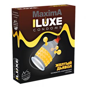 Maxima Luxe Желтый Дьявол 1 шт. ― Секс Культура
