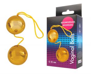 10097 Золотые вагинальные шарики "BALLS" ― Секс Культура