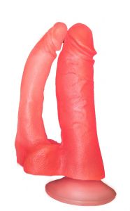 21190 Имитатор анально-вагинальный гелевый 15 см х 4 см и 12 см х 1,5 см ― Секс Культура