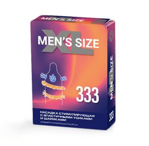333 Презерватив XL MENS SIZE с усиками 1 шт ― Секс Культура