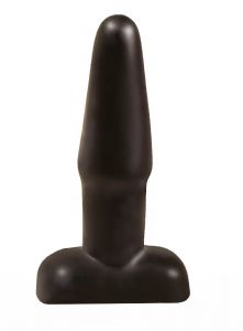 42520 Плаг анальный черный 12 см х 4 см ― Секс Культура