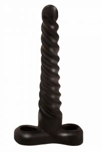 42530 Плаг анальный черный Swirl 14 см х 2,5 см ― Секс Культура