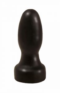42640 Плаг анальный черный 9 см х 4,5 см ― Секс Культура