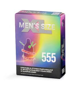 555 Презерватив XL MENS SIZE с усиками 1 шт ― Секс Культура