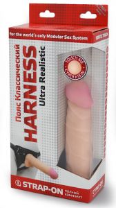 731303 Фаллоимитатор -неоскин с поясом «Harness»  ― Секс Культура
