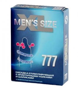 777 Презерватив XL MENS SIZE с усиками 1 шт ― Секс Культура