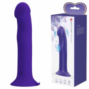 BI-014952L Нереалистичный Фаллоимитатор с Вибрацией и Пульсацией Pretty Love BI-014952L ― Секс Культура