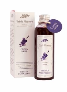 10289JULEJU Эликсир для интимного ухода "Triple Pleasure" Спелая смородина 130  гр 10289JULEJU ― Секс Культура