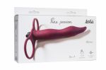 1204-02lola Вибронасадка для двойного проникновения Pure Passion Flirtini Wine red 1204-02lola