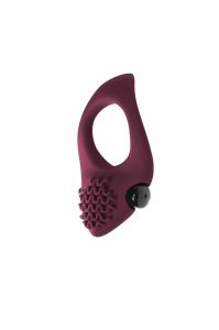 1300-02lola Эрекционное виброкольцо Pure Passion  Midnight Wine red 1300-02lola ― Секс Культура