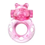BI-010083A Эрекционное виброкольцо Pink bear BI-010083A