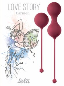 3011-02lola Набор вагинальных шариков Love Story Carmen Wine Red 3011-02lola ― Секс Культура