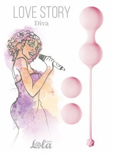 3012-01lola Набор вагинальных шариков Love Story Diva Tea Rose 3012-01lola ― Секс Культура