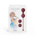 3012-02lola Набор вагинальных шариков Love Story Diva Wine Red 3012-02lola
