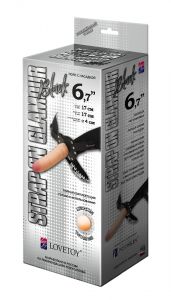 330803 Пояс Glamour black с насадкой ― Секс Культура