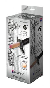 330903 Пояс Glamour silver с насадкой ― Секс Культура