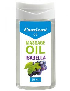 34047 Массажное масло Isabella с ароматом винограда «Изабелла»  30 мл ― Секс Культура