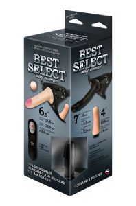 342013 Пояс BEST SELECT с 3 насадками с вибрацией ― Секс Культура