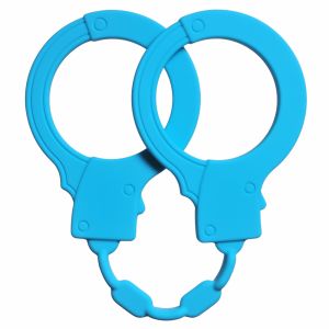 4008-03Lola Силиконовые наручники Stretchy Cuffs Turquoise 4008-03Lola ― Секс Культура