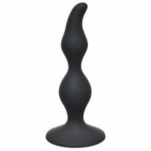 4105-03 Анальная пробка Curved Anal Plug Black ― Секс Культура