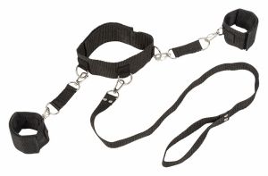 1058-01Lola Ошейник с наручниками Bondage Collection Collar and Wristbands One Size 1058-01Lola ― Секс Культура