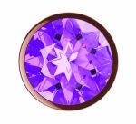 4025-02lola Анальная Пробка Diamond Amethyst Shine L Розовое Золото 4025-02lola