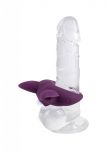 7200-03lola Перезаряжаемое кольцо для клиторальной стимуляции MiMi Animals Kitten Kiki Purple 7200-0