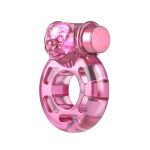 BI-010084A Эрекционное виброкольцо Pink bear BI-010084A
