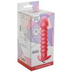 5007-01lola Анальная пробка с вибрацией Twisted Anal Plug Pink (Батарейки ААА) 5007-01lola
