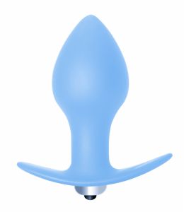 5006-02lola Анальная пробка с вибрацией Bulb Anal Plug Blue (Батарейки ААА) 5006-02lola ― Секс Культура