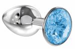 4009-04Lola Анальная пробка Diamond Light blue Sparkle Small 4009-04Lola