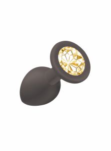 4011-07Lola Анальная пробка Emotions Cutie Small Black  golden crystall 4011-07Lola ― Секс Культура