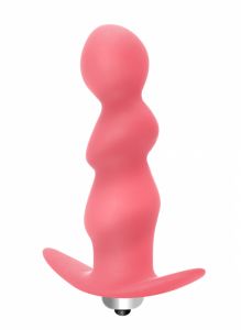 5008-01Lola Анальная пробка с вибрацией Spiral Anal Plug Pink (Батарейки ААА) 5008-01Lola ― Секс Культура