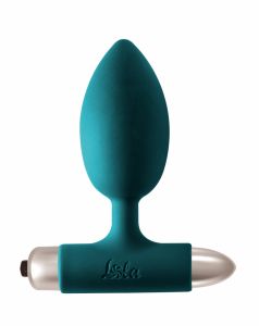 8014-02lola Анальная пробка с вибрацией Spice it up New Edition Perfection Dark green 8014-02lola ― Секс Культура